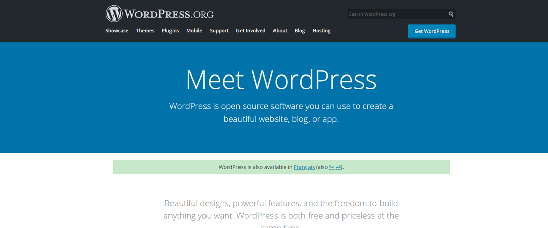 conception site web wordpress