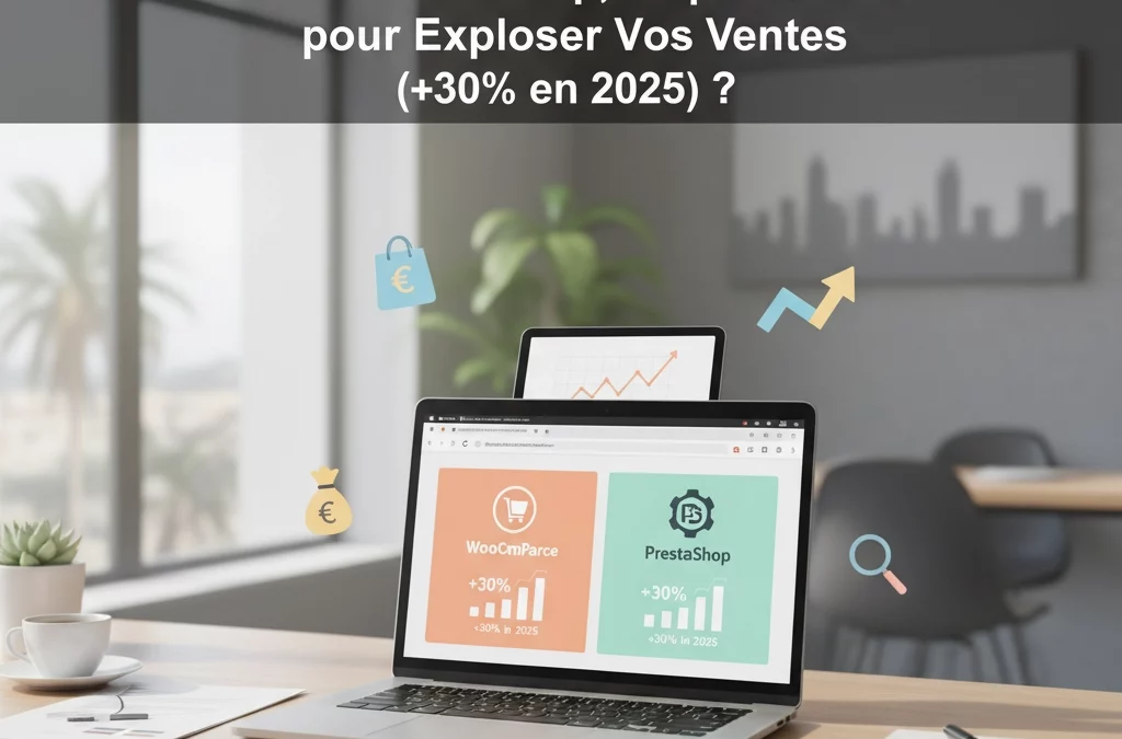 E-commerce en Tunisie : WooCommerce vs PrestaShop, Lequel Choisir pour Exploser Vos Ventes (+30% en 2025) ?