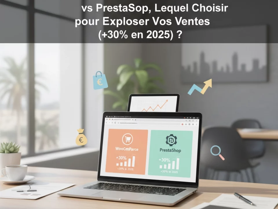 E-commerce en Tunisie : WooCommerce vs PrestaShop, Lequel Choisir pour Exploser Vos Ventes (+30% en 2025) ?