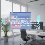 Design Web 2025 : Comment le Glassmorphisme et l'IA Boostent Vos Conversions de 40% en Tunisie