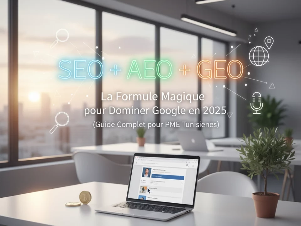 SEO+AEO+GEO : La Formule Magique pour Dominer Google en 2025 (Guide Complet pour PME Tunisiennes)