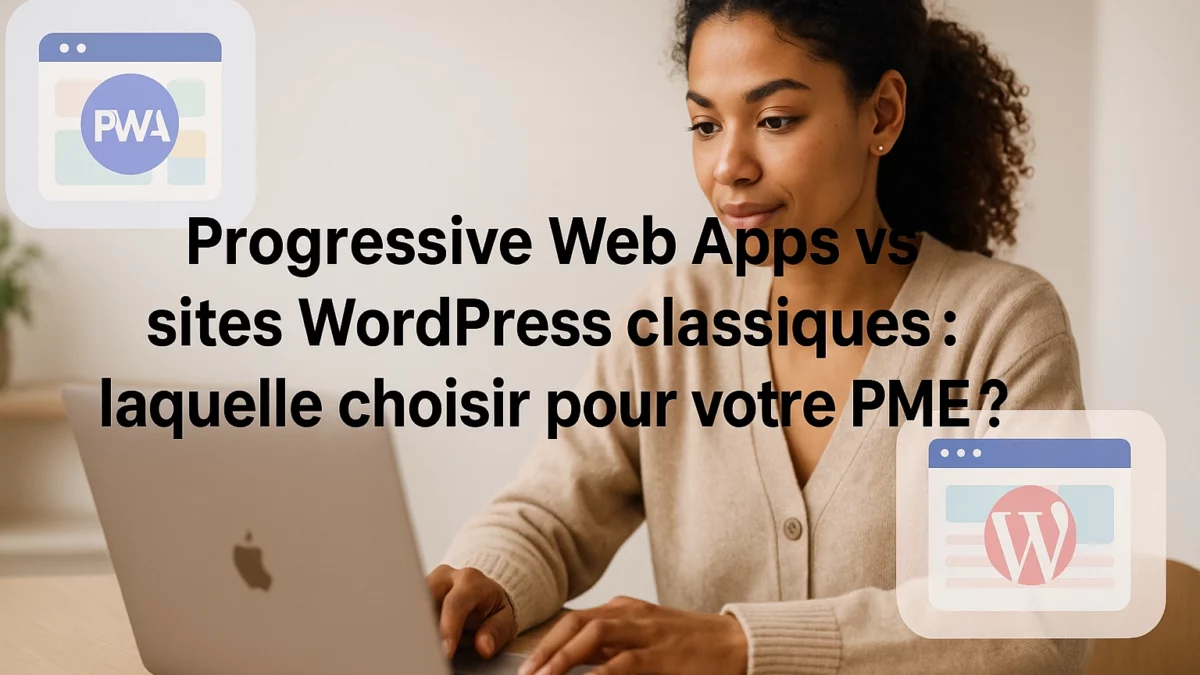 Progressive Web Apps vs sites WordPress classiques : laquelle choisir pour votre PME ?