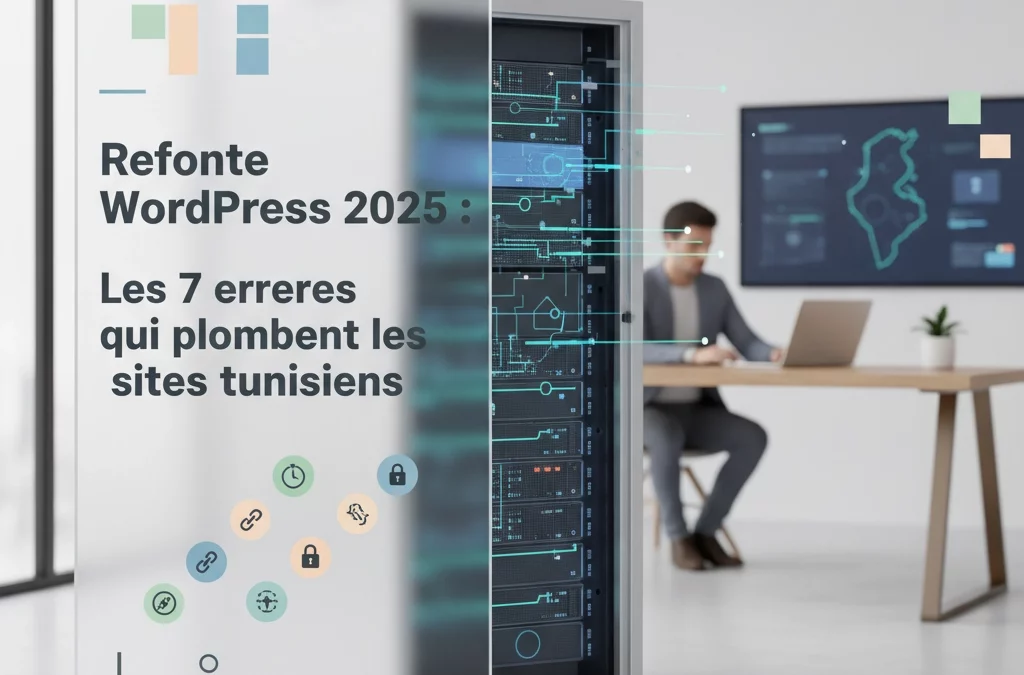 Refonte WordPress 2025 : Les 7 erreurs qui plombent les sites tunisiens