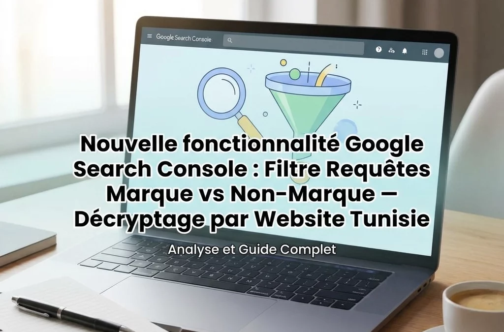 Nouvelle fonctionnalité Google Search Console : Filtre Requêtes Marque vs Non-Marque – Décryptage par Website Tunisie