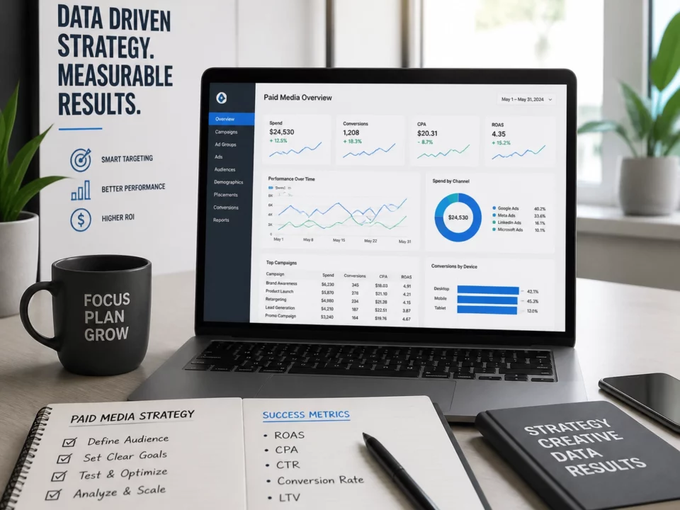 Publicité en ligne pilotée par les données : Maximisez votre budget pub WordPress en 2026